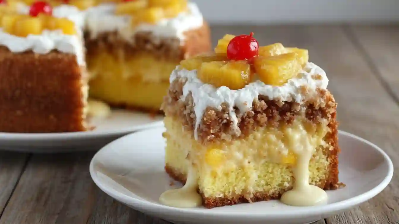 Hawaiian Pineapple Cake recipe