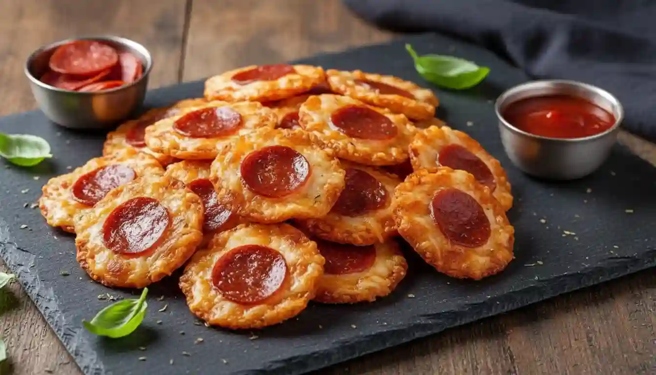 Pepperoni Pizza Cheese Chips
