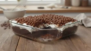 Chocolate Crunch Cake (Inspired by Lazy Cat)