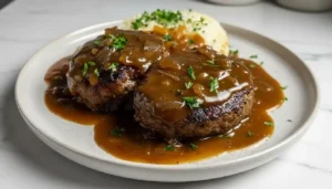 Classic Salisbury Steak with Rich Onion Gravy