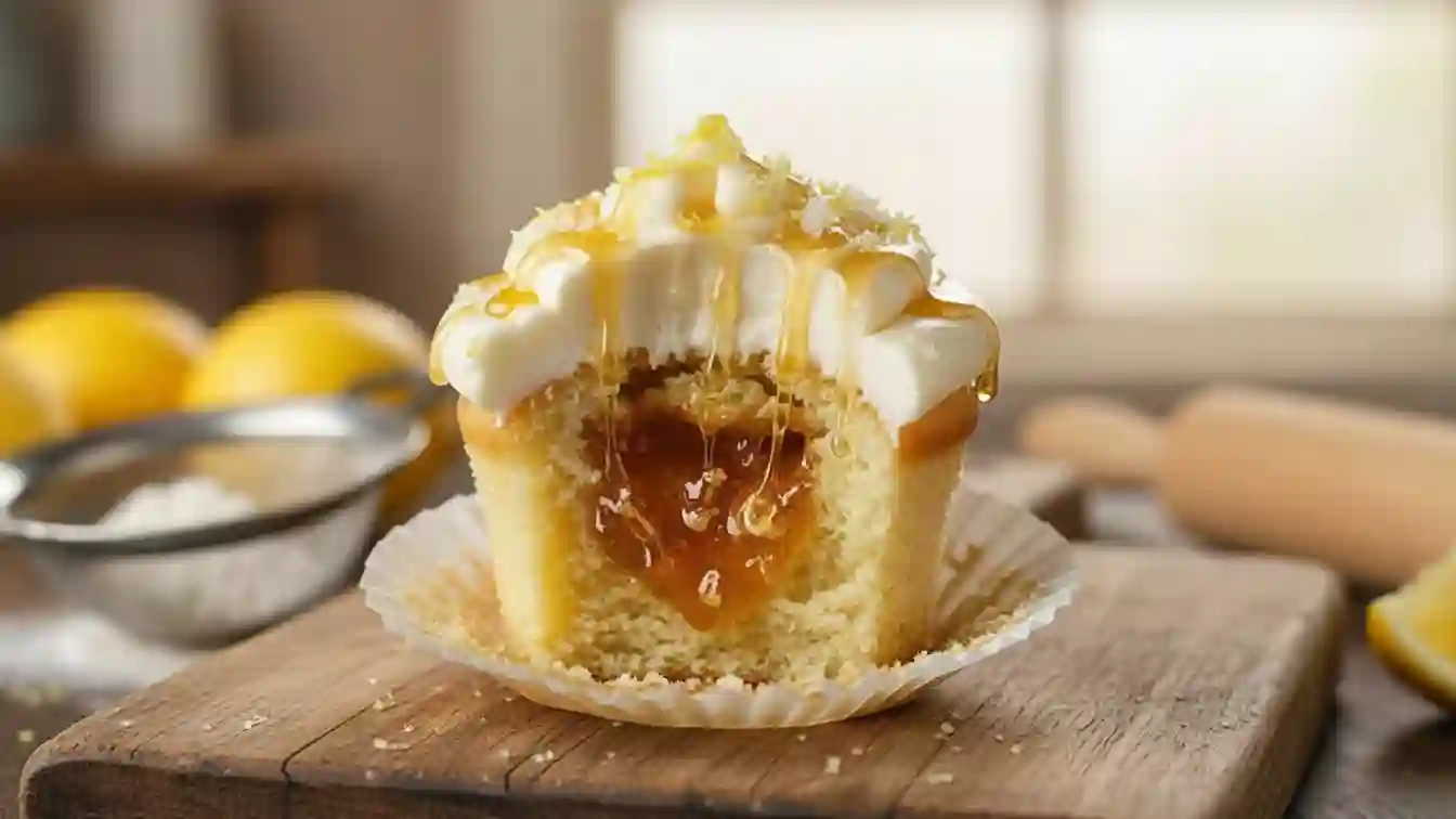 Honey Peach Cupcake Recipe Article