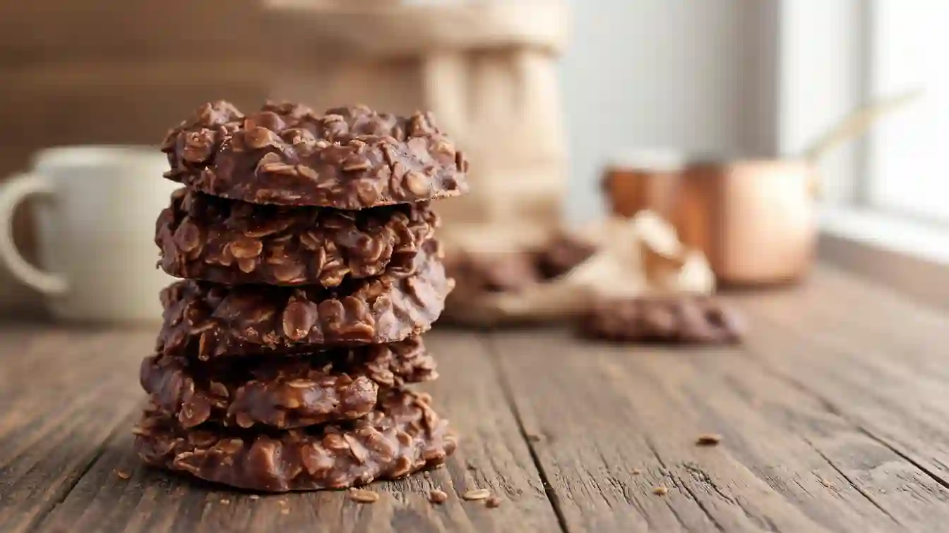 No-Bake Chocolate Oatmeal Cookies