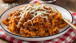 One Pot Hamburger Helper Lasagna