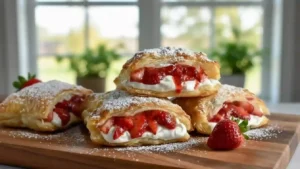 Strawberry Cheesecake Turnovers