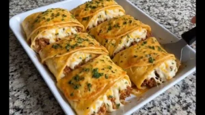 Cheeseburger Crescent Parcels Recipe