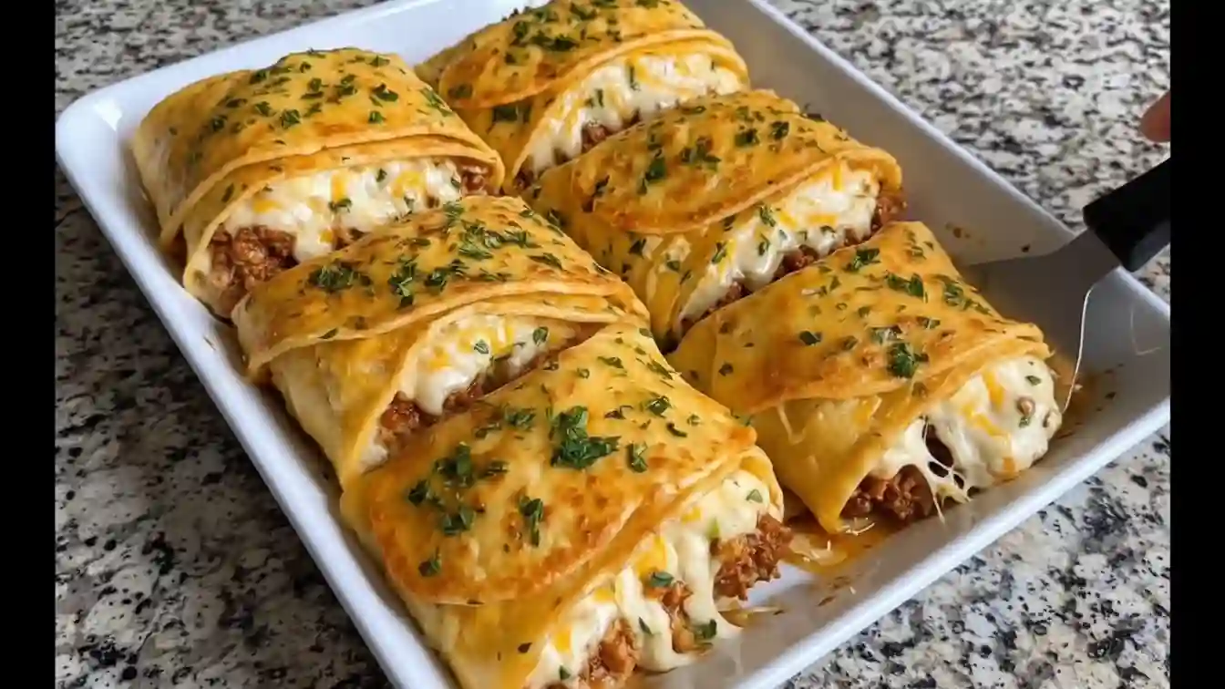 cheeseburger crescent parcels
