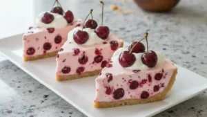 Cherries Jubilee Ice Cream Pie