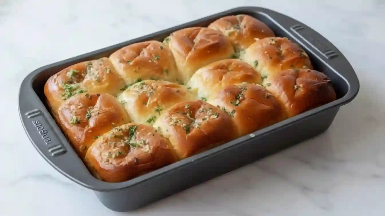 Easy Hawaiian Rolls with Garlic Butter Recipe