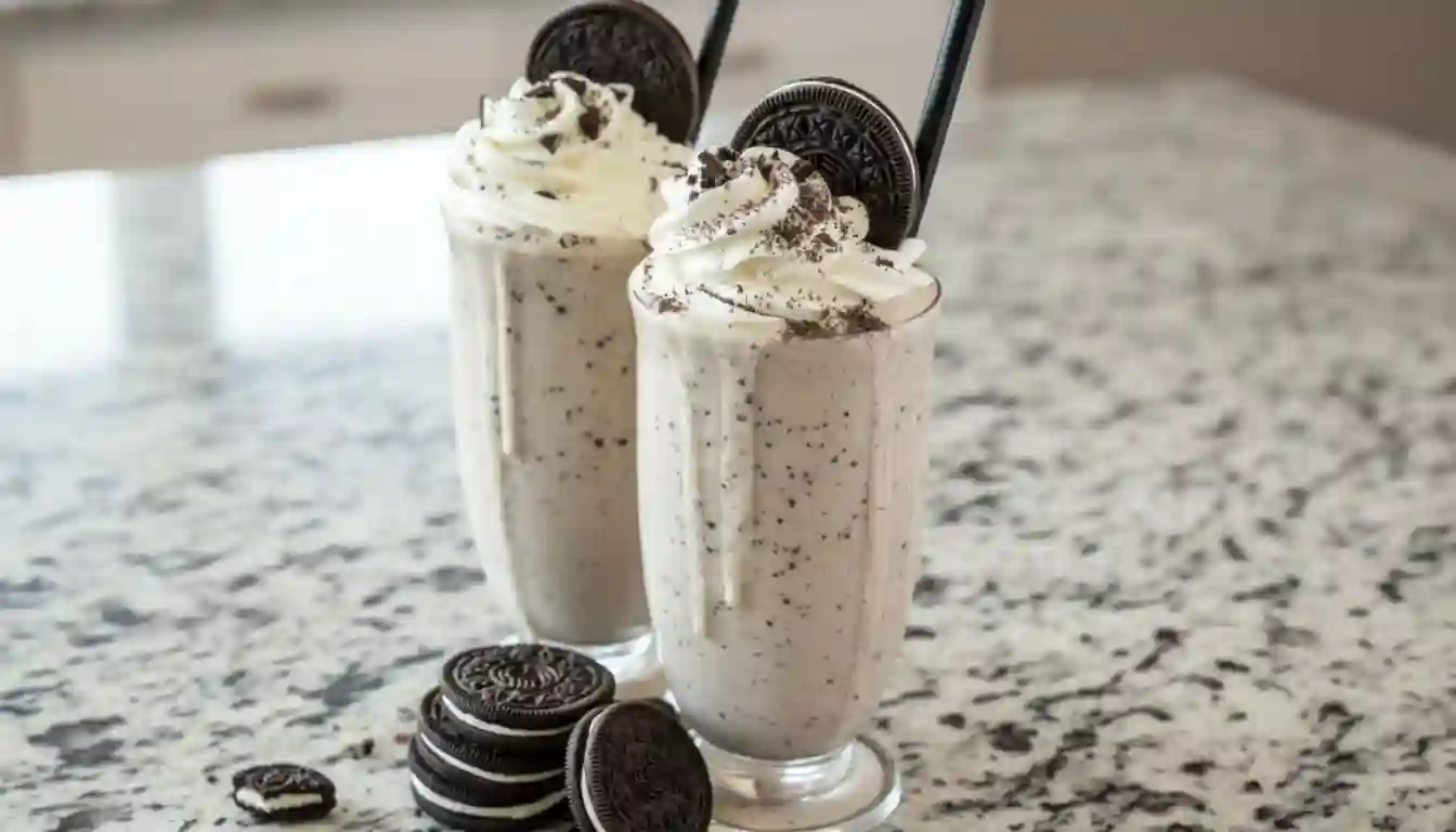 Oreo Milkshake Recipe (3 Ingredients)