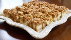 Caramel Apple Cheesecake Bars