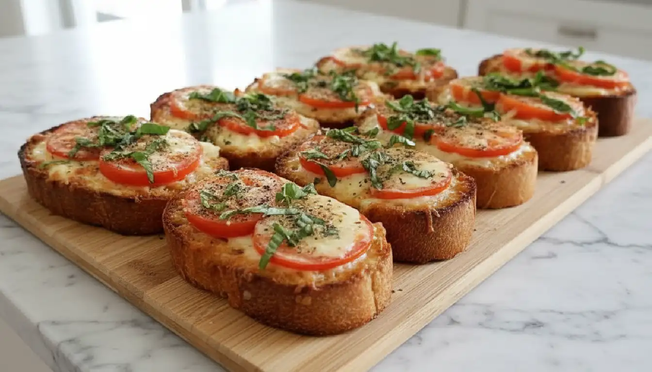 Cheesy Tomato Stuffed Garlic Bread