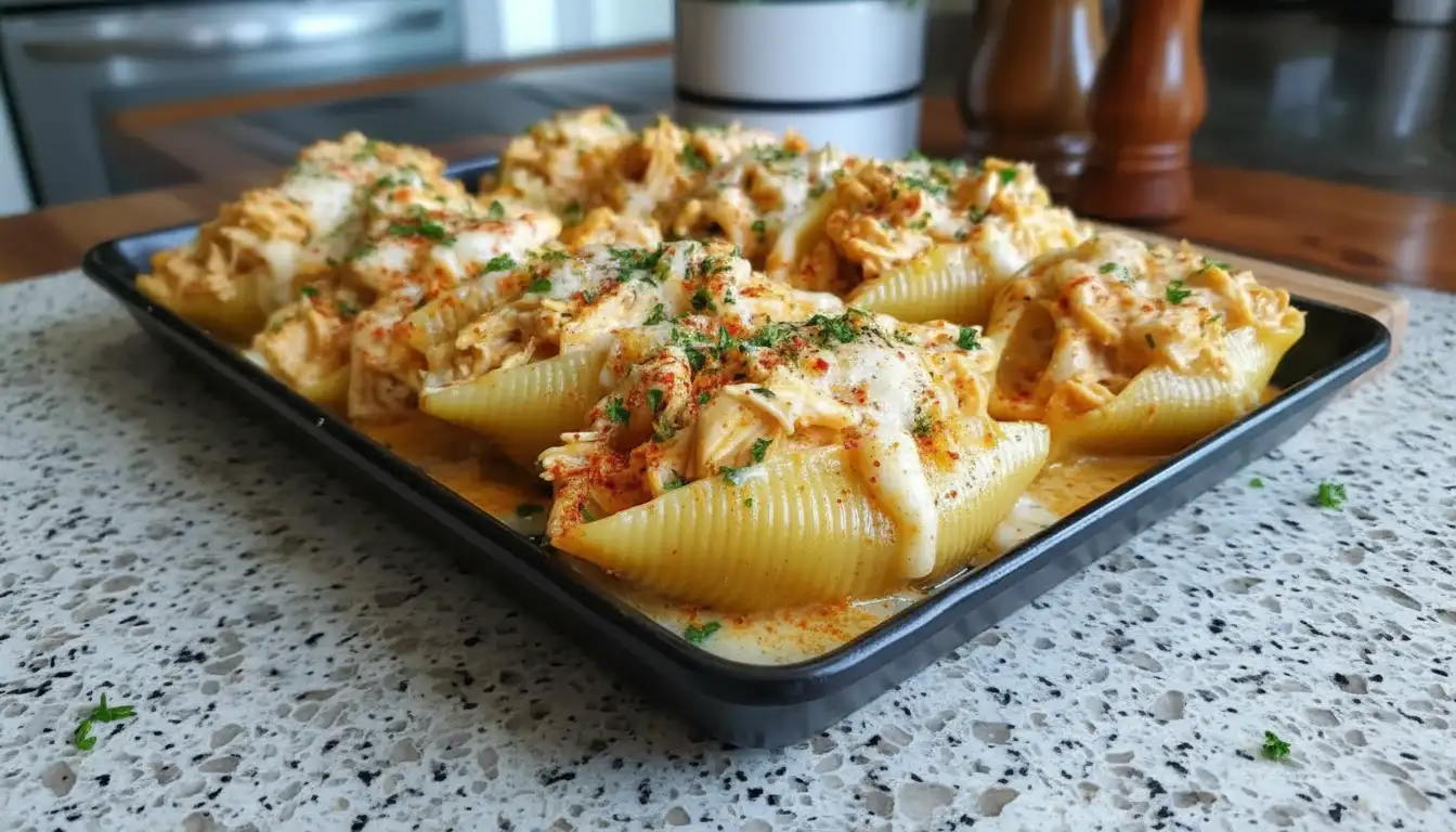 Creamy Cajun Chicken Stuffed Shells