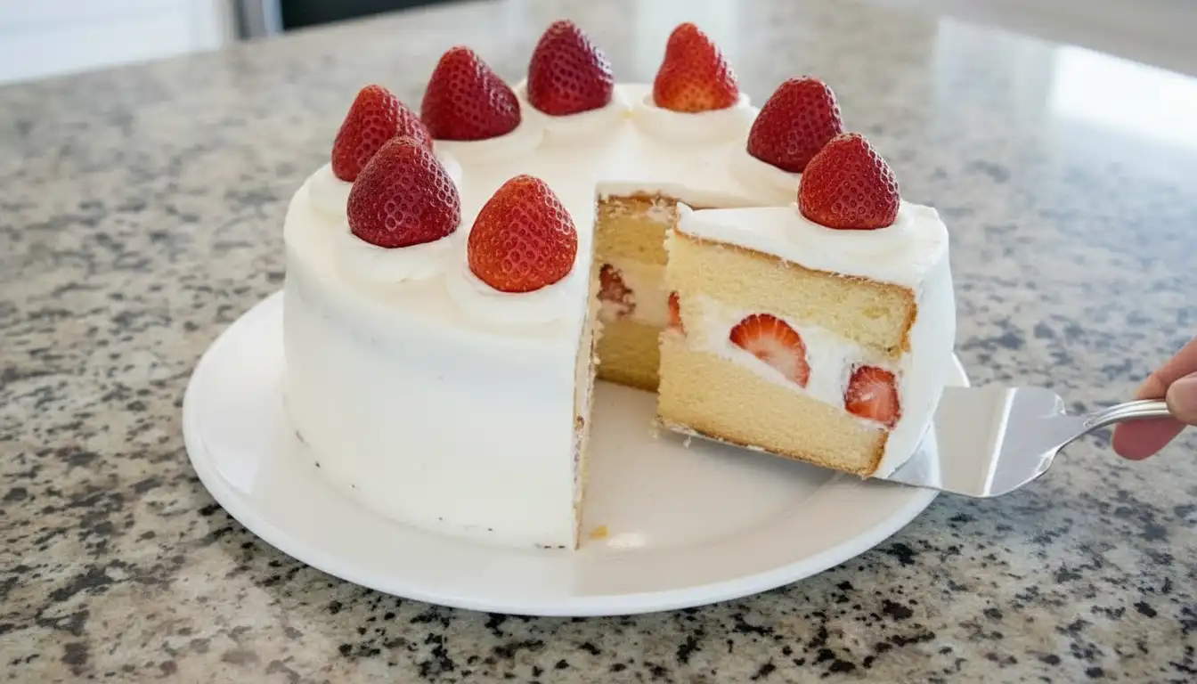 Japanese Strawberry Sponge Cake