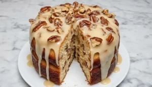 Pineapple Pecan Cream Cheese Pound Cake