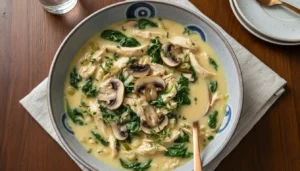 Rotisserie Chicken Mushroom Soup