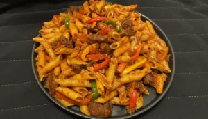 Spicy Beef and Pepper Pasta Recipe