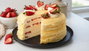 Strawberry Crepe Cake