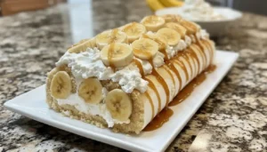 Banana Caramel Roulade