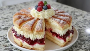Berry Cream Pastry Cake