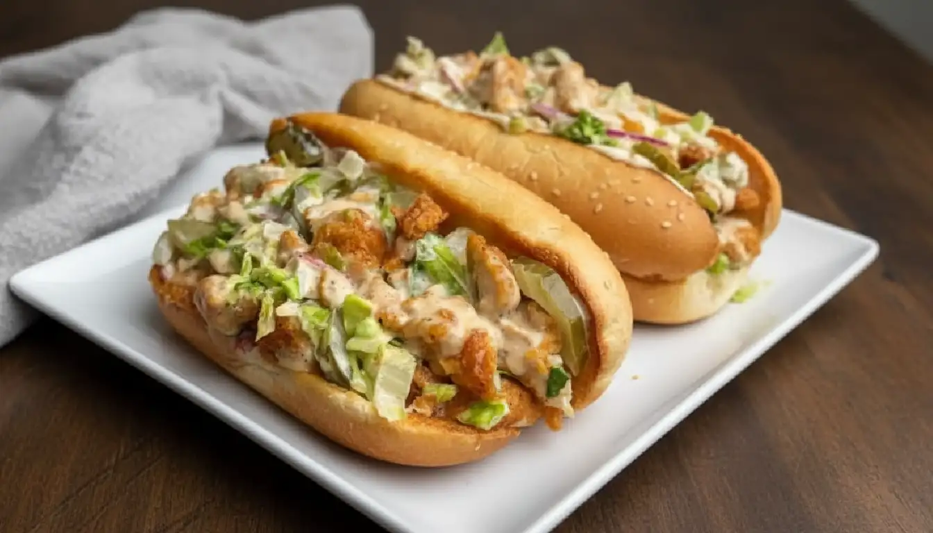 Chicken Chopped Sandwich with Alabama BBQ Sauce