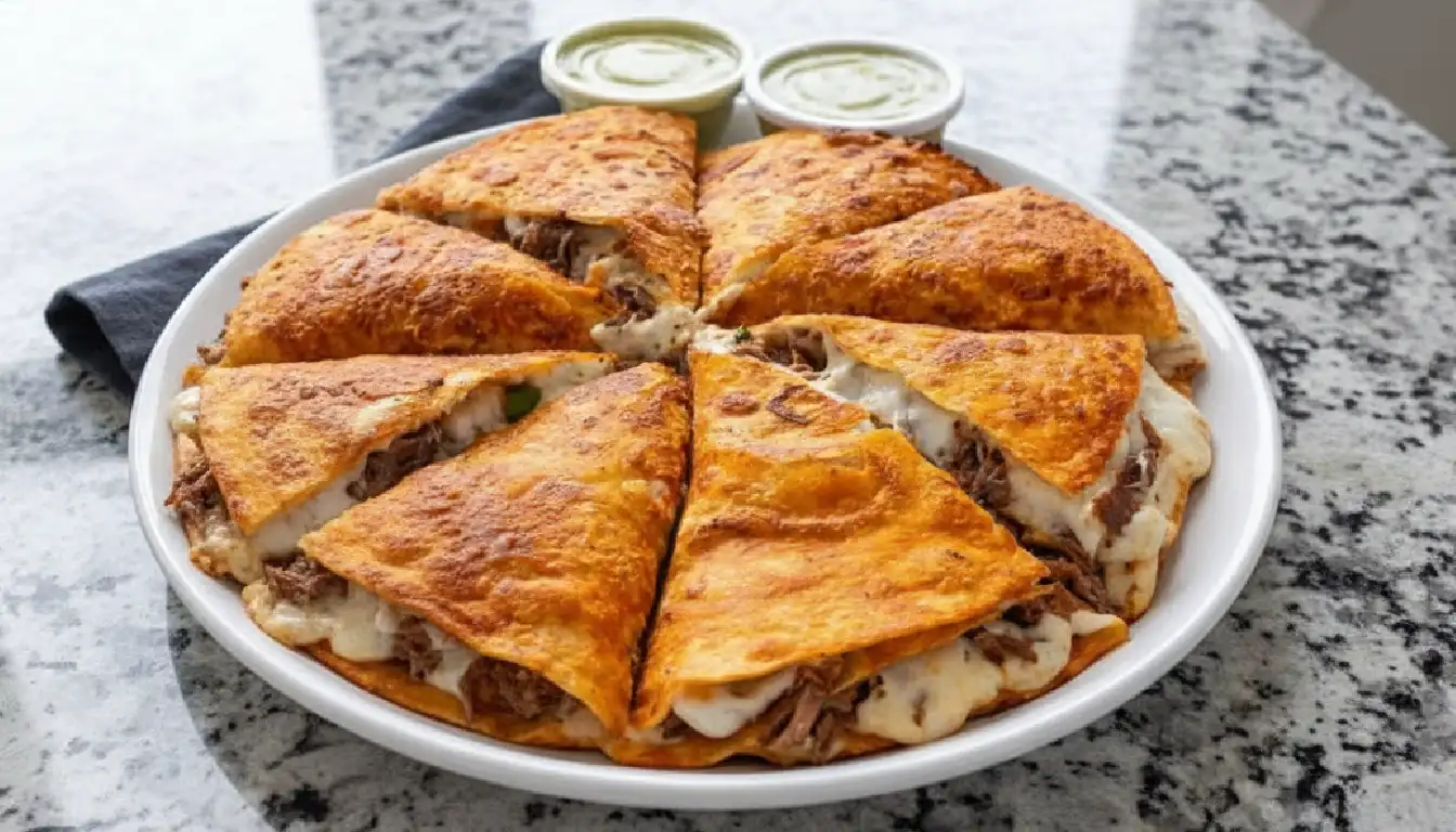 Cheesy Beef Quesadilla Recipe