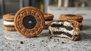 Deep-Fried Cookies and Cream Cheesecake Oreos