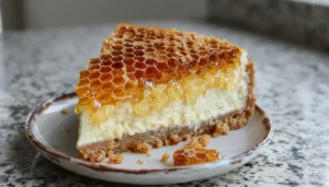 Honey Crunch No-Bake Cheesecake