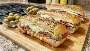 Giant Muffaletta Italian Sandwich