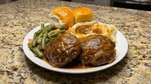 Classic Salisbury Steak with Rich Onion Gravy