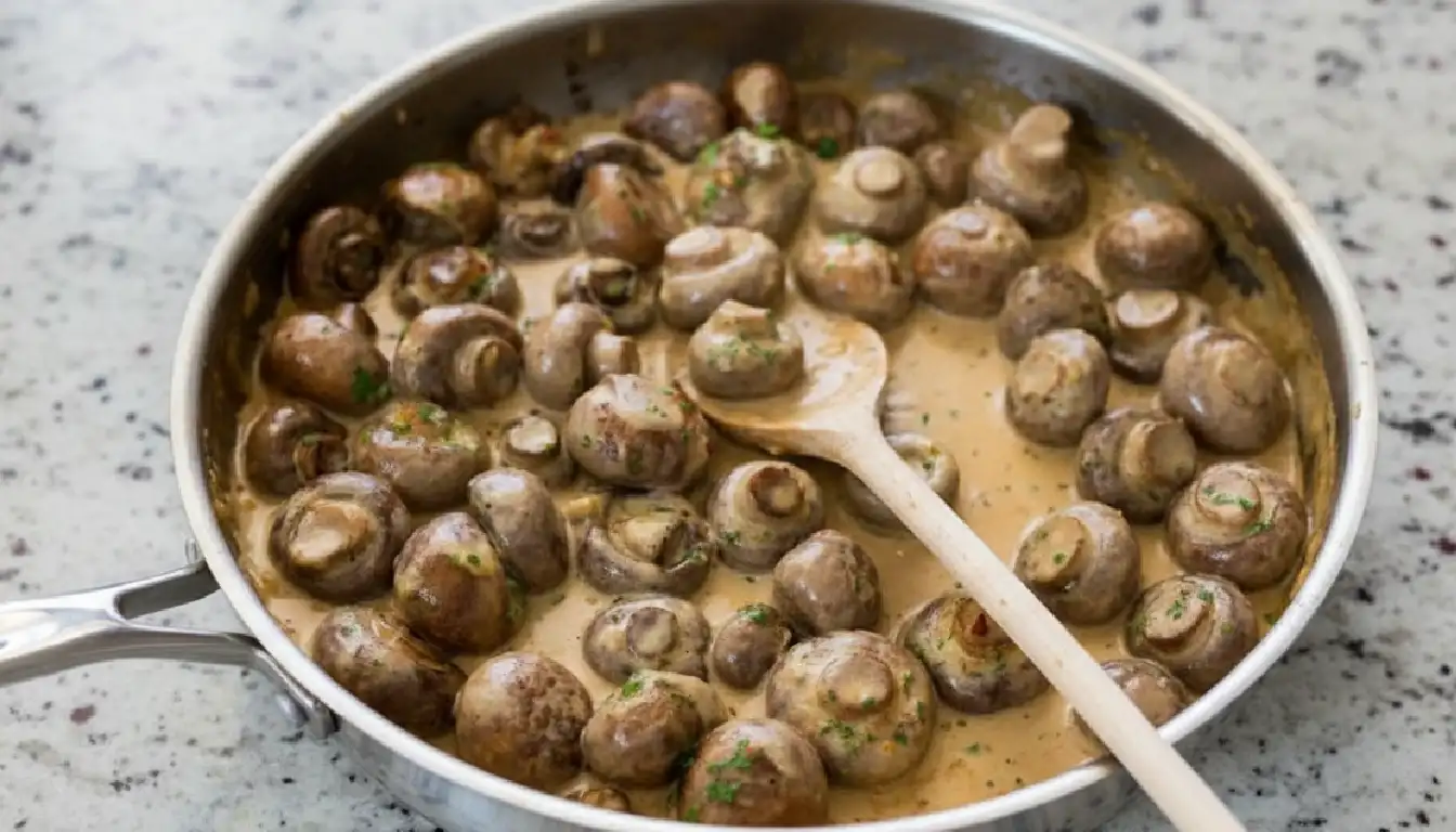 The Best Easy Creamy Garlic Mushrooms Recipe