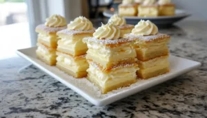 Vanilla Custard Cream Squares