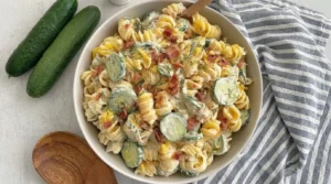 Lazy Woman’s Pickle Pasta Salad