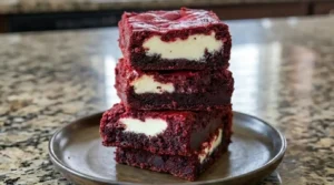 Red Velvet Cheesecake Brownies