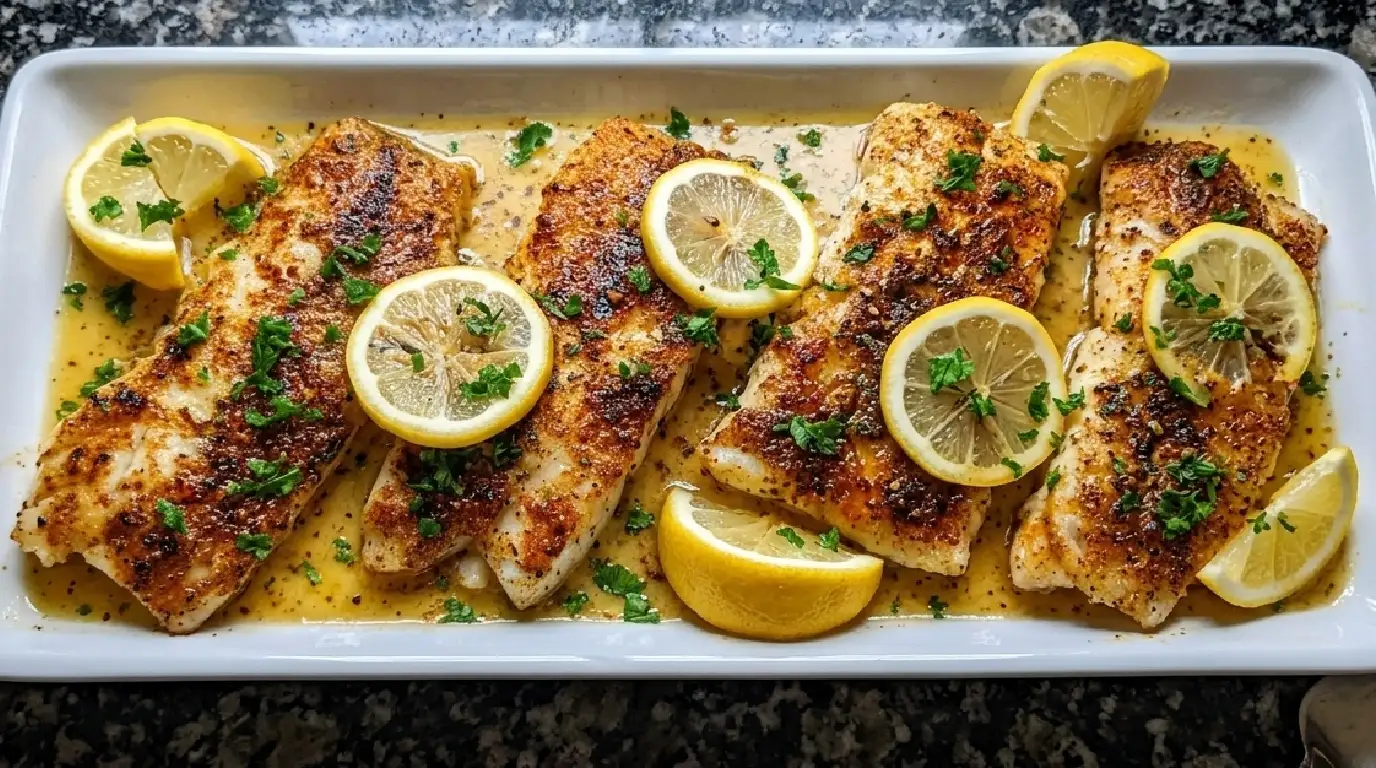 Lemon Butter Fish Fillet Recipe