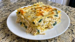 Creamy Chicken Lasagna With White Sauce