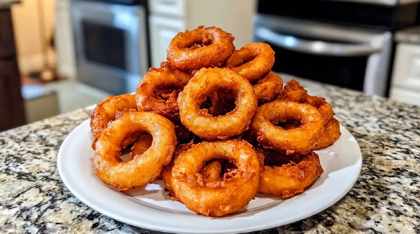 Crispy Homemade Onion Rings Recipe