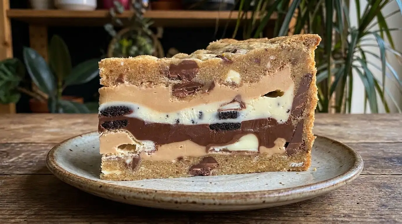 Kinder Bueno Cookie Pie Recipe