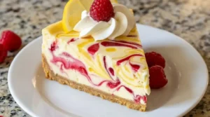 Lemon Raspberry Cheesecake