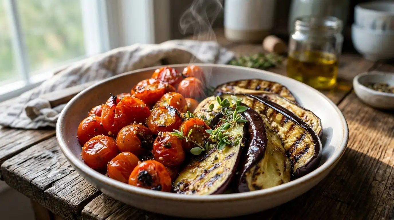 Smoky Charred Grilled Eggplant